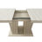 Rectangular Extendable Dining Table, Suitable For 6-10 People, With Veined Travertine Pattern, Dimensions 160-200 Cm, Simple And Elegant.