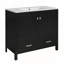 Meuble-lavabo moderne avec rangement avancé et lavabo durable-322738032