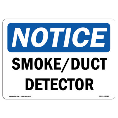 Smoke Duct Detector Sign