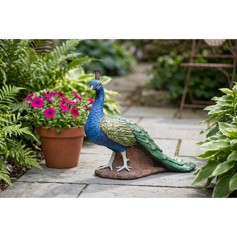 Statue de jardin peacock regal