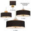 Luminaire suspendu en laiton brossé naturel à 1 lumière Didde