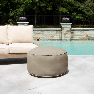 Repose-pieds extérieur rembourré Demi avec coussin Sunbrella®