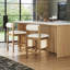 Tabouret à hauteur de comptoir crème-126553904