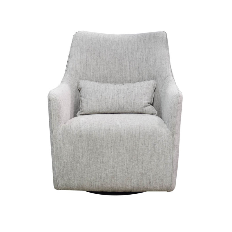 Chaise pivotante rembourrée Almena, Polyester tissé