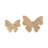 Stylish Butterfly Figurine Crafted from Wood, Glass, and Mango Wood with Intricate Mosaic Design for Elegant Decorative Accent-318858332-333485451