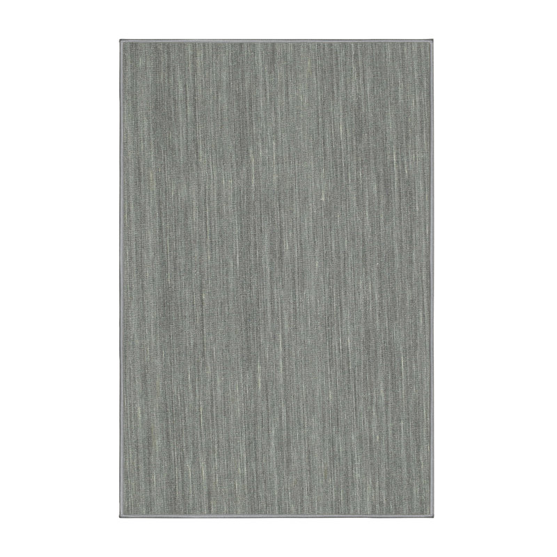 Tapis gris zone contemporaine, Rectangle 5 pi x 7 pi