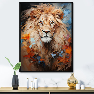 «Eernal Majesty Lion Timless Gaze I», reproduction sur toile