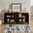 Rosalind 65.2" Mid Century Modern Sideboard With 4 Hand-Carved Doors-1529604809