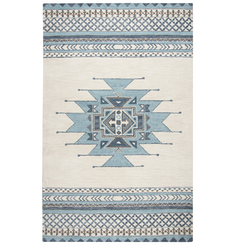 Southwestern Indoor Rug, Round 8'
