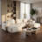 Modular Sectional Sofa, No Assembly Compressed Foam Couch With Chenille Upholstery Boneless, Modern Low-Profile Living Room Sofa-599374028