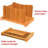 Dbtech Bamboo Wood Compact Foldable Bread Slicer