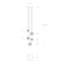 Luminaire suspendu sphère 5 lumières Reflection Twigs-487039955-487040043-487039956