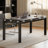 Black Rectangular Solid Wood with 2 drawers desk-667077550