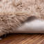Tapis moelleux en fourrure de mouton brun clair Diller-1616122905