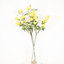 Arrangement floral 36 po trompette artificielle dans un vase en verre avec de l'eau artificielle, verdure de campagne, branche, feuillage floral, bouquet en vrac pour fête de mariage