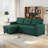 82-inch L-Shaped Sleeper Sofa Reversible Couch Pull Out Couch with Storage Chaise-1088742852