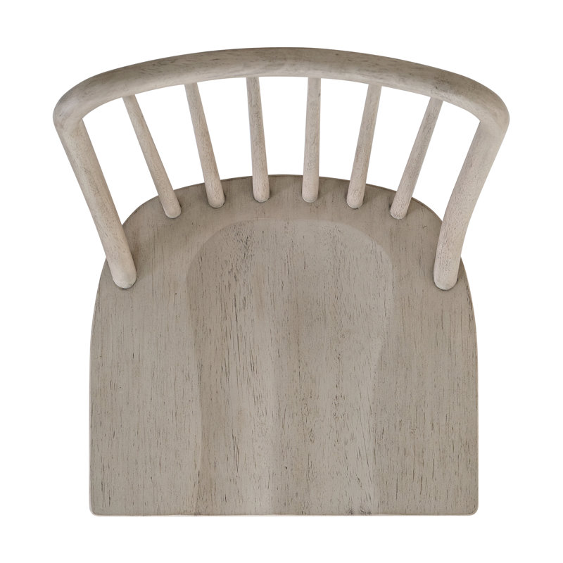 Chaises de salle à manger à dossier fuselé kaki