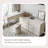 82.68"Luxury Vanity and Chest Combination