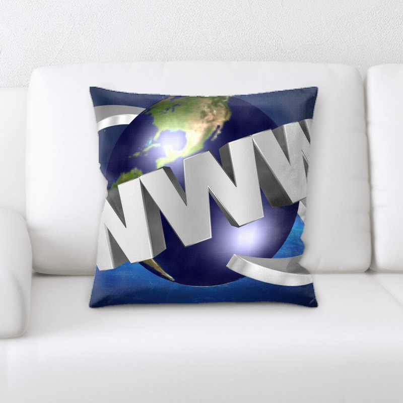 Microsuede Throw Pillow