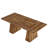 63" Light Brown Modern Farmhouse Dining Table, Rectangular Kitchen Dinner Table for Dining Room, Large Kitchen Table for 4-6 People-1933355831