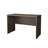 Dark Walnut Minimalist Home Office Work Desk With Cable Management-186172944