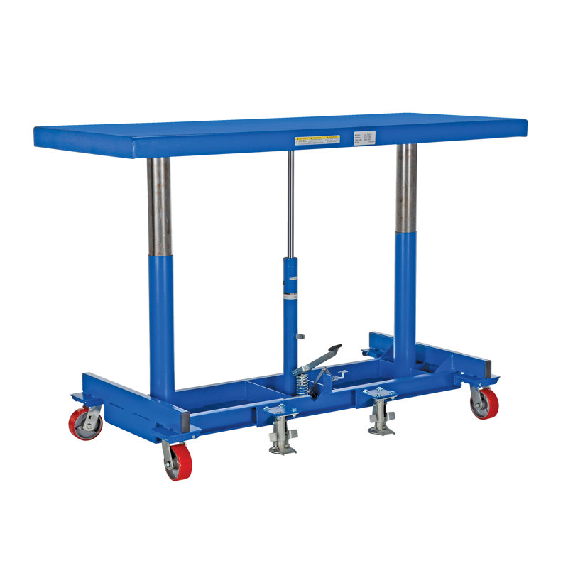 Chariot ergonomique à longue plateforme