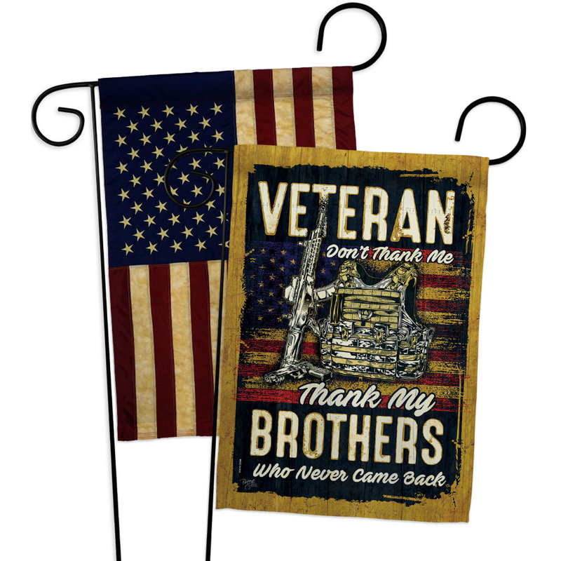 Double Sided 18.5'' H x 13'' W Polyester Garden Flag
