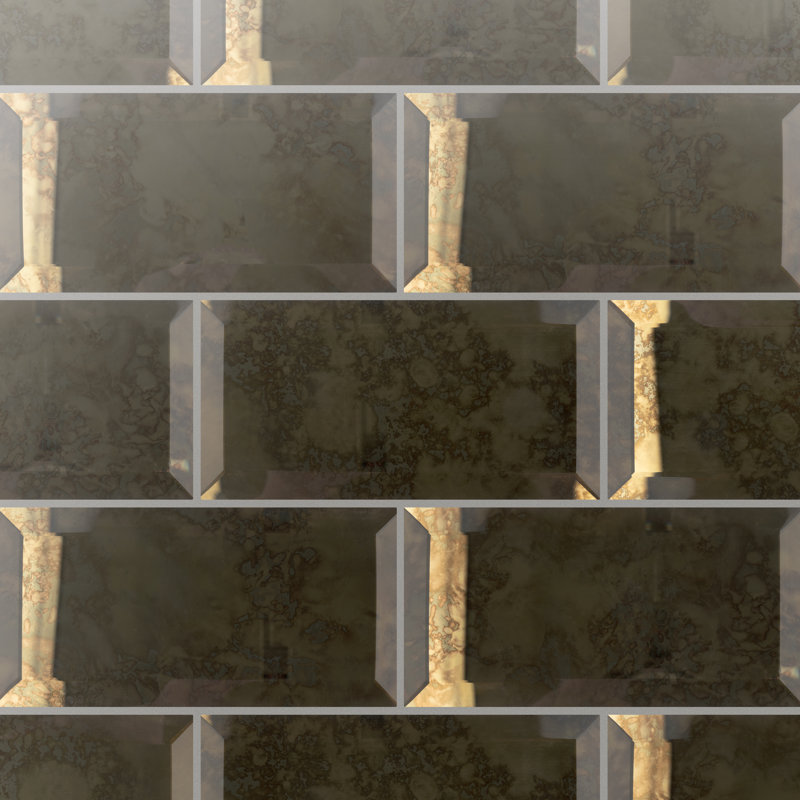 Carreau mural biseauté 3 "x 6" Lustre