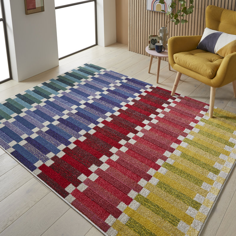 Geometric Area Rug, Rectangle 160 x 220cm