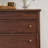 Black Walnut Color Solid Wood Accent Cabinet