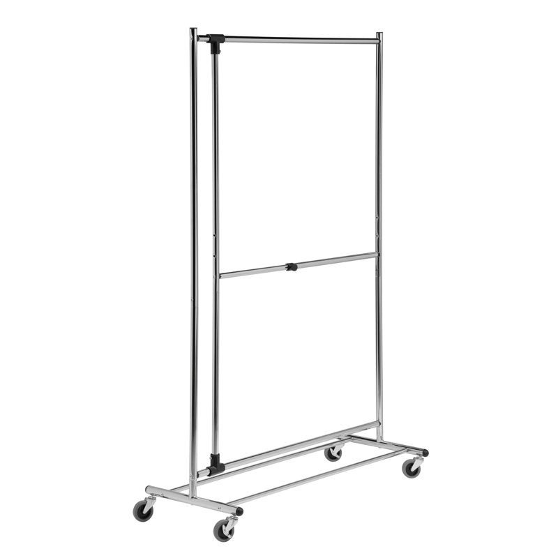 Zareen Metal Rolling Industrial Pipe Clothing Rack