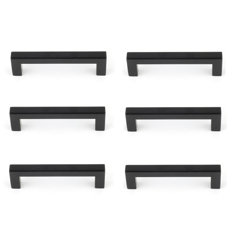 Renovators Supply Black Wrought Iron Drawer Bail Pull 6 L Antique Kitchen  Cabinet Drop Style Swing Handles Powder Coat Finish Complete Mounting  Hardware 