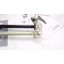 Tringle à rideaux réglable en verre craquelé simple 1 po Eleby-1149872046-1138069989