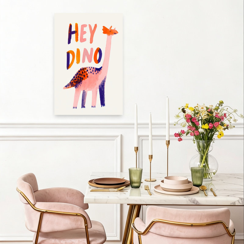 Illustration de Hey Dino, 24" H x 16" W
