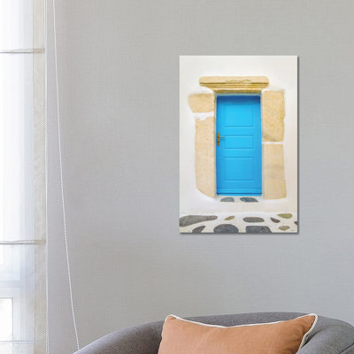 Blue Door by Ben Heine - Wrapped Canvas Print