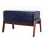 Tabouret en bois rembourré Mid Century-296692393