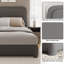 Ensemble de lit plateforme tapissier 3 pièces Bensu Boucle-2124061845-2124061834