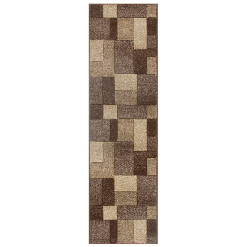 Jenner Geometric Area Rug, Runner 60cm x 230cm