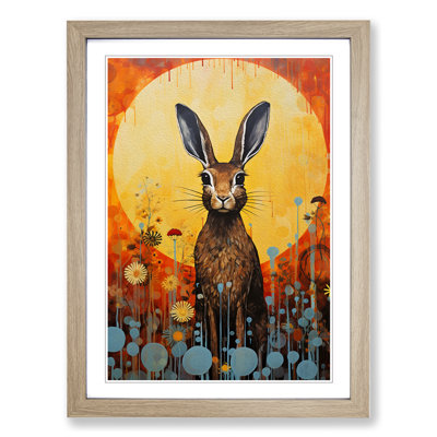 Hare Expressionism - Framed Print