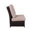 Chaise de patio avec coussins