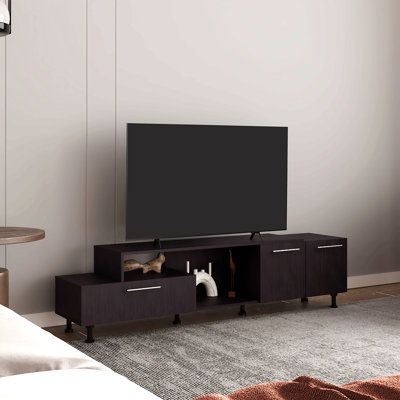 Meuble télé, 3 portes, 1 tablette, capacité de 50 po