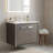 24'' Single Bathroom Vanity with Vitreous China Top-1895042087-1895042140