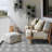 9" W x 9" L x 4mm Peel & Stick Floor Tile Sunflower Luxury Vinyl Flooring-102144276
