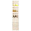 Armoire de coin en bois manufacturé blanc-1076355182