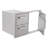 33 in. Grade 304 Stainless Steel and Stainless Steel Grade 304 Stainless Steel Drop-In and No Mounting / Installation Required Drawers and Side Burner