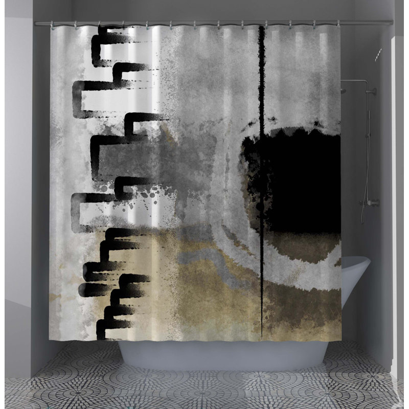 Rideau de douche abstrait Genavecia