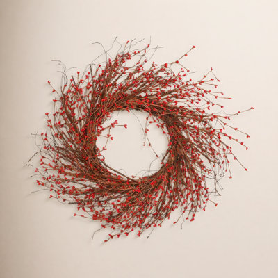 26" Handcrafted Berry Thanksgiving Wreath
