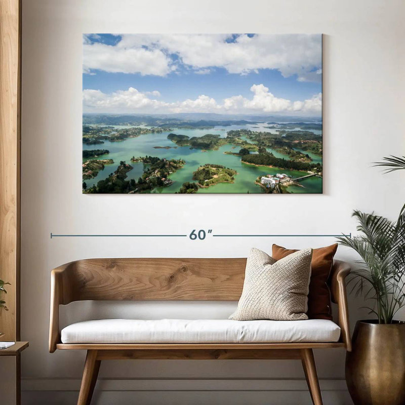 Guatape Lakes, 32" H x 48" W