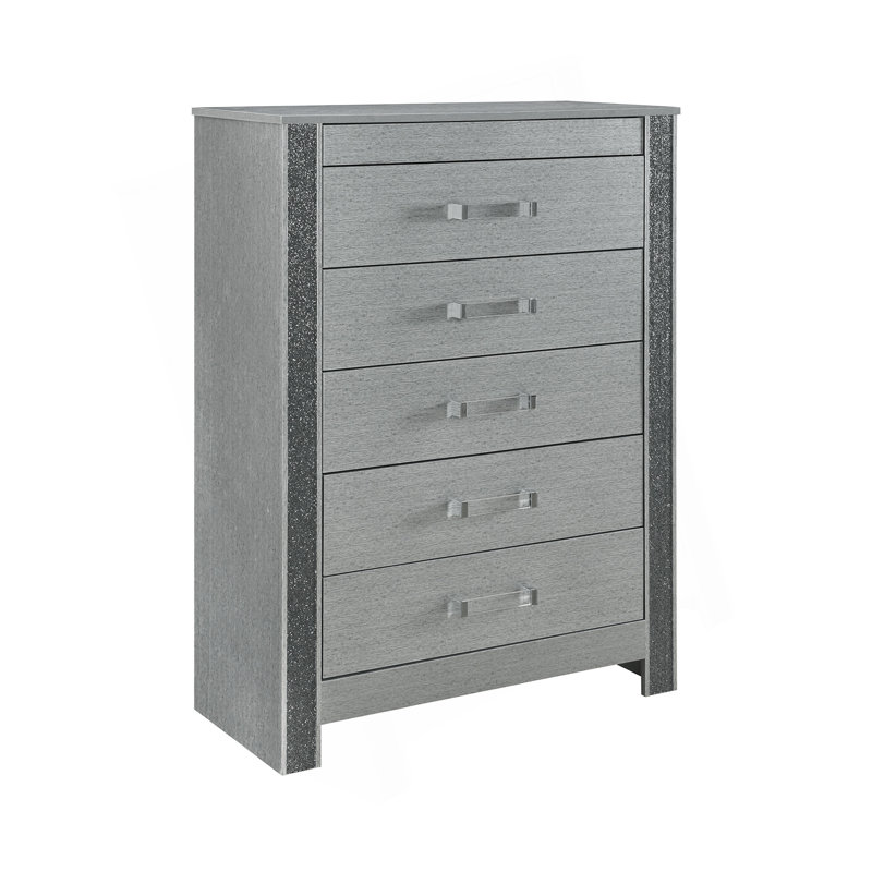 Commode argent Lorenzo