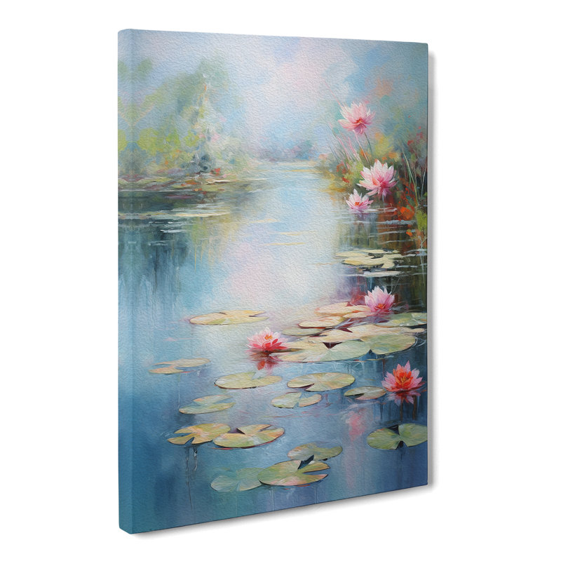 Pond Impressionism - Print, 76cm H x 50cm W x 3cm D